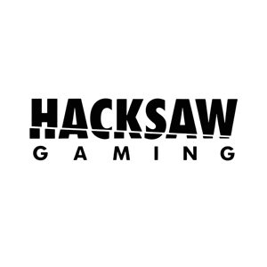 Logo Hacksaw Gaming, créateur de slots à haute volatilité